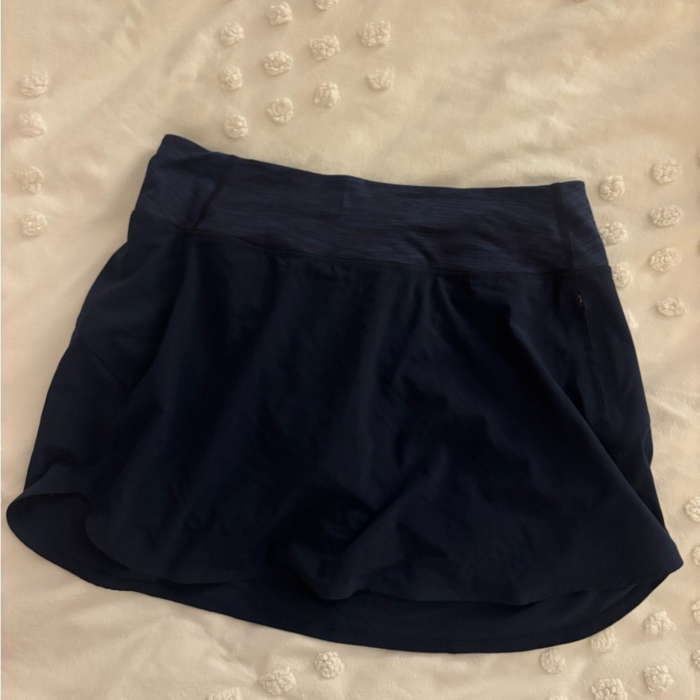 NAVY NEVER WORN BEFORE OUTDOOR VOICES SKIRT